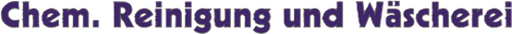 Chem. Reinigung und Wäscherei